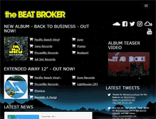 Tablet Screenshot of beatbroker.net